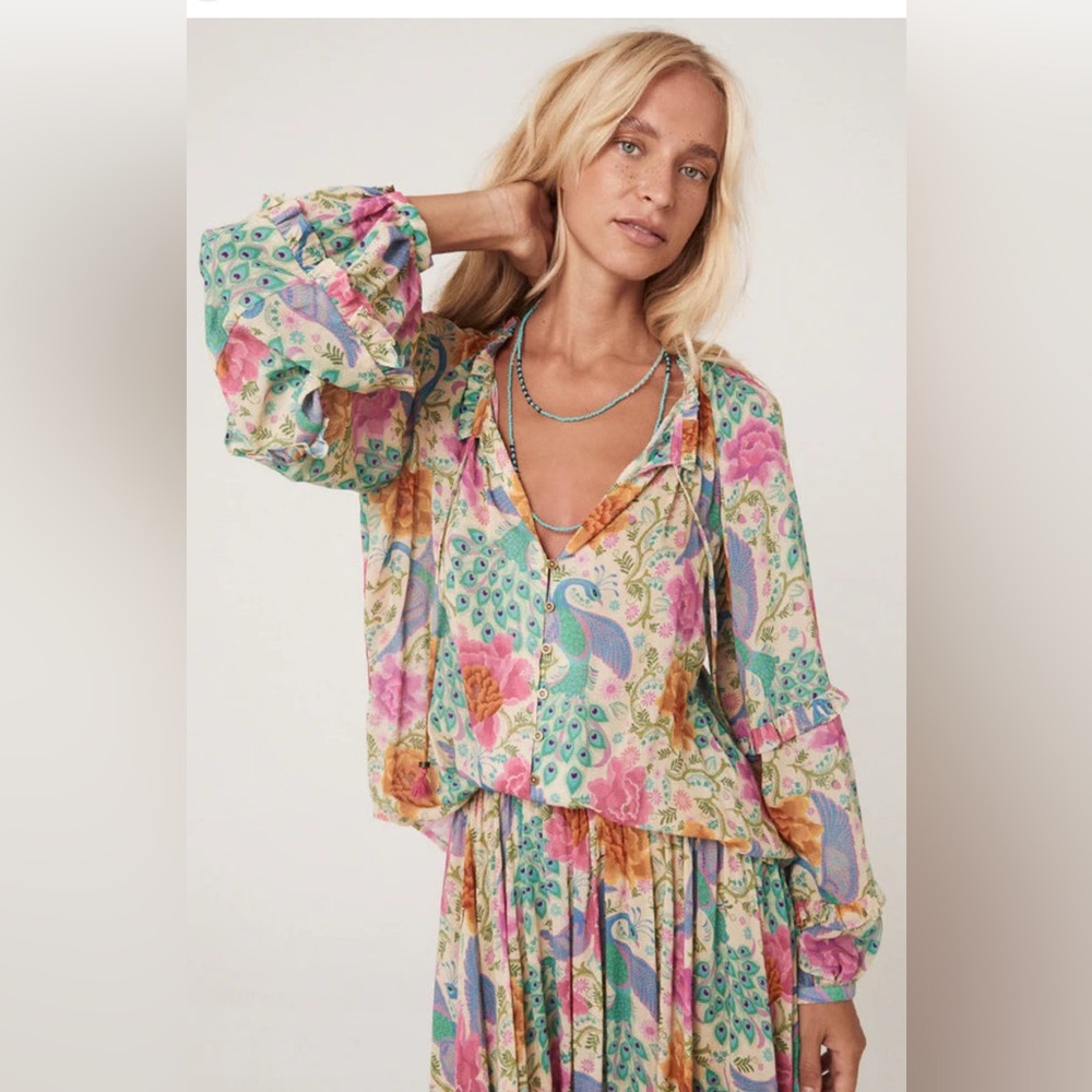 Spell Boheme Peacock Blouse